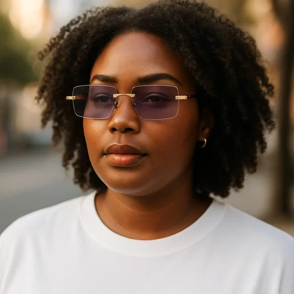 Cartier Oversized Glasses | Gold & Burgundy | Used – Like New | Transitions + BB - Picture 11 of 13